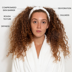 Advanced Hydrating Moisturizer list of skin concern: Dehydration, Dryness, Compromised skin barrier, Redness and irritation, Rough texture, Dullness