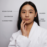 Skin concerns that Kleem Pro-Collagen Face Cleanser solves like: Rough texture, Dullness, Dehydration, Signs of aging, Clogged pores