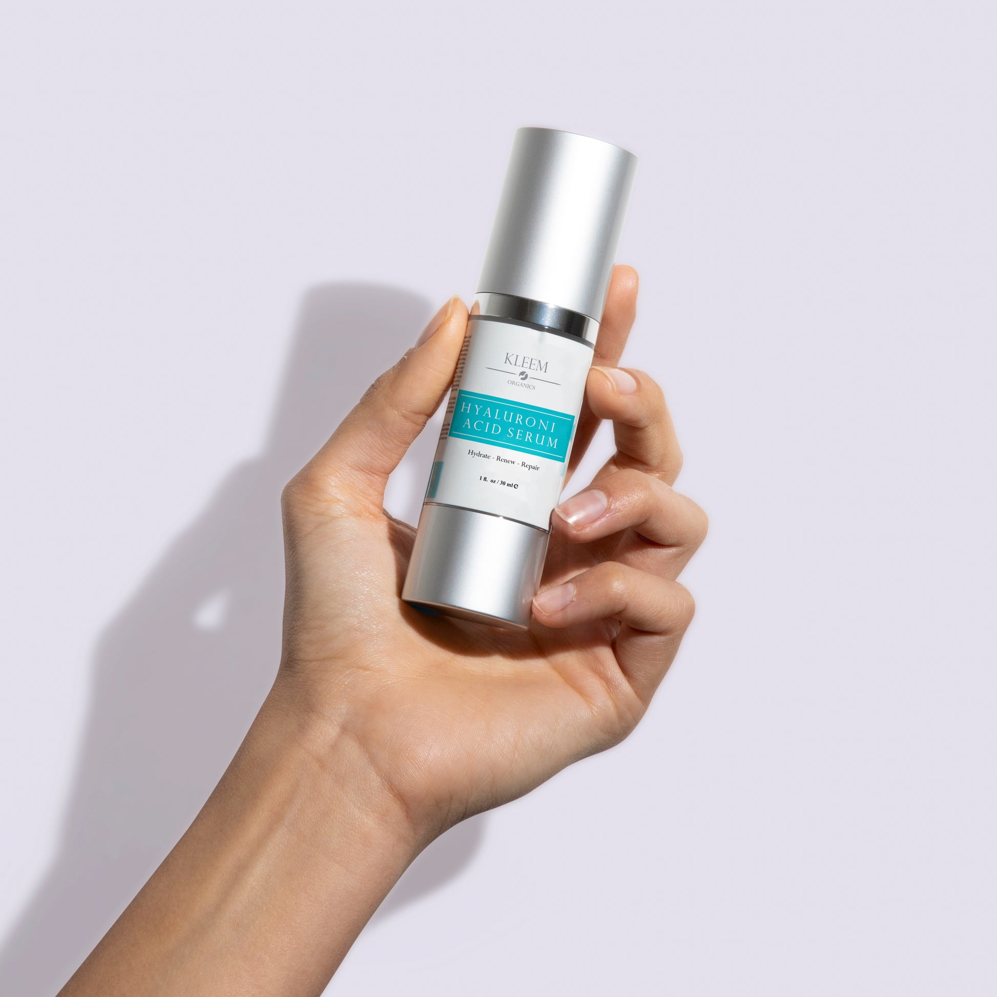 Kleem Hyaluronic Acid Serum product - Airless packaging