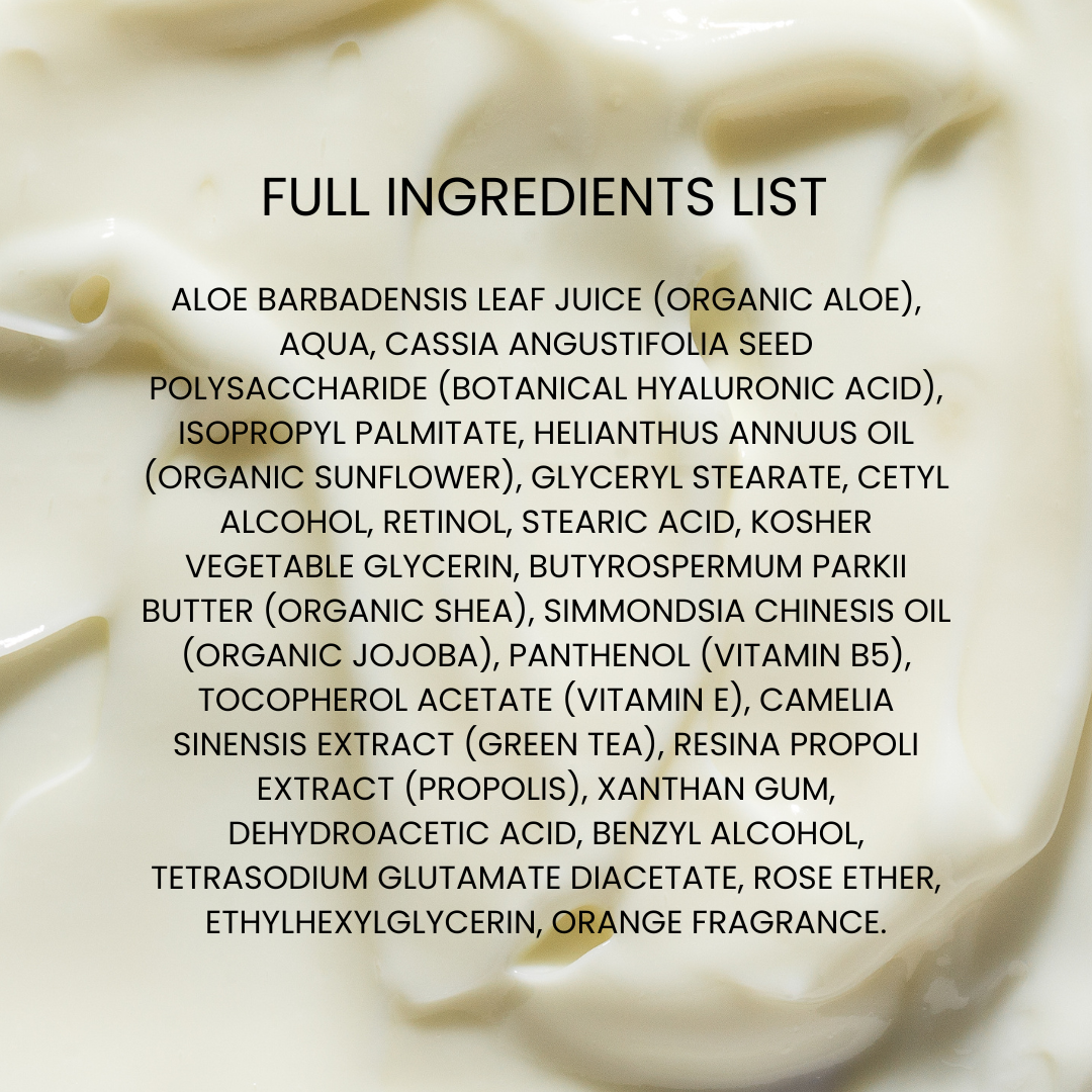 Kleem Organics Retinol Night Cream list ofingredients