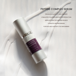 Kleem Peptide Complex Booster list of benefits like Hydrates and replenishes, Enhances elasticity and firmness, Improves skin texture and bounce, Stimulates collagen production, Fortifies the skin barrier