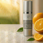 Kleem Organics Vitamin C Serum bottle – antioxidant face serum with vitamin C, hyaluronic acid, and ferulic acid to brighten and even skin tone